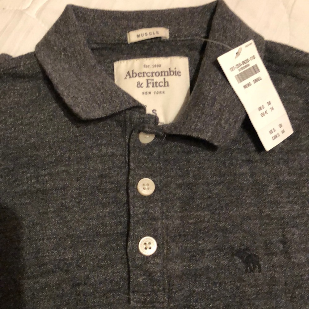 Men’s long sleeved polo from Abercrombie